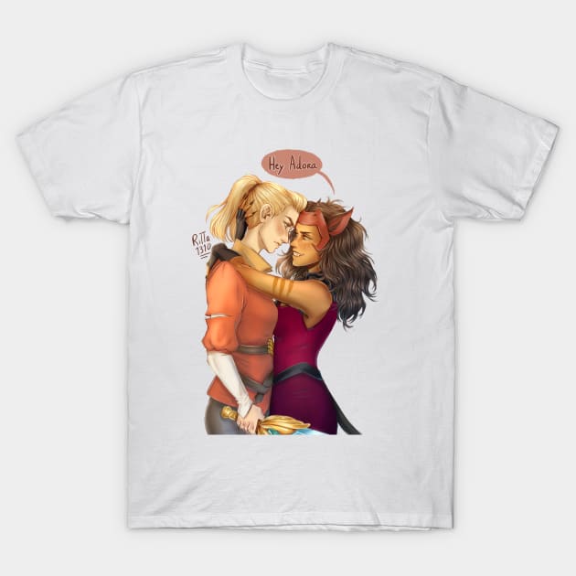 Catra and Adora T-Shirt by ritta1310